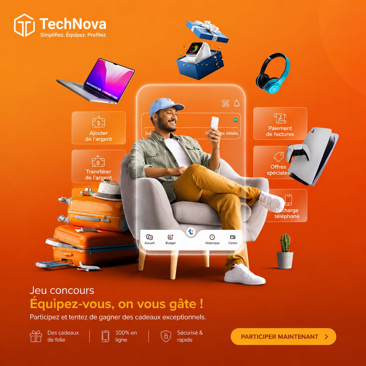 TechNova — Tech · Réseaux sociaux